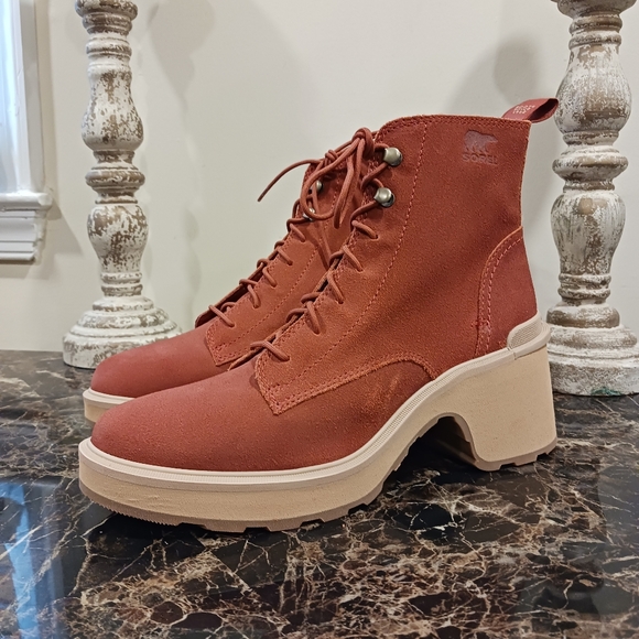 Sorel Hi-Line Heel Lace Waterproof Boots Size 10 for Women - Picture 7 of 13